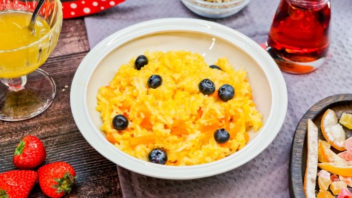 Как приготовить нежную кашу с тыквой и ягодами