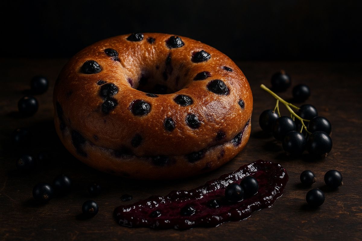 Бэйглы и бублики: раскрывая тайны хлебопечения с черной смородиной