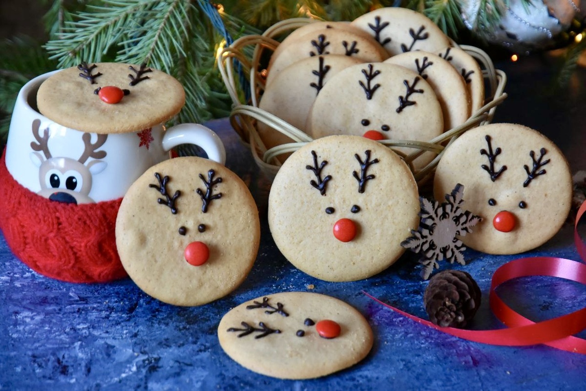 Насладитесь волшебством имбирно-медового печенья «Олененок Рудольф»