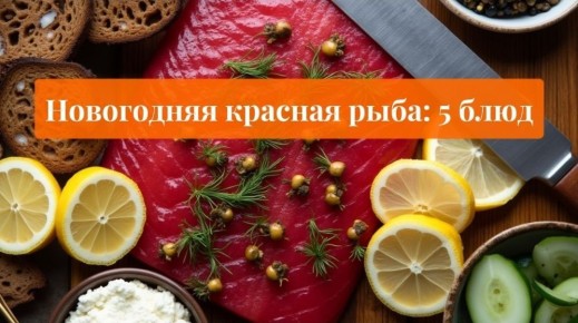 Элегантные блюда из красной рыбы для вашего праздничного стола