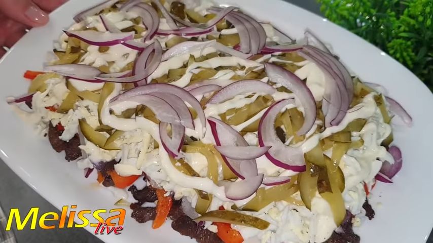 Неповторимый салат с говядиной для настоящих гурманов