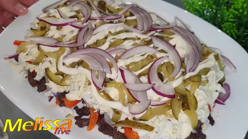 Неповторимый салат с говядиной для настоящих гурманов