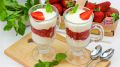 Неотразимый десерт из клубники и сливок всего за пять минут