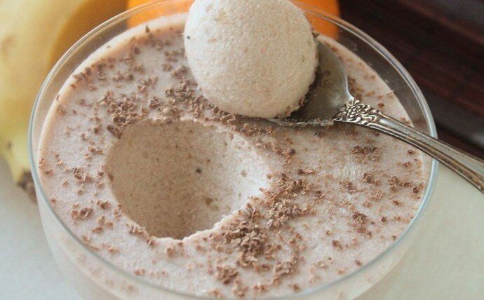 Мягкий банановый мусс с нежным вкусом сгущенки