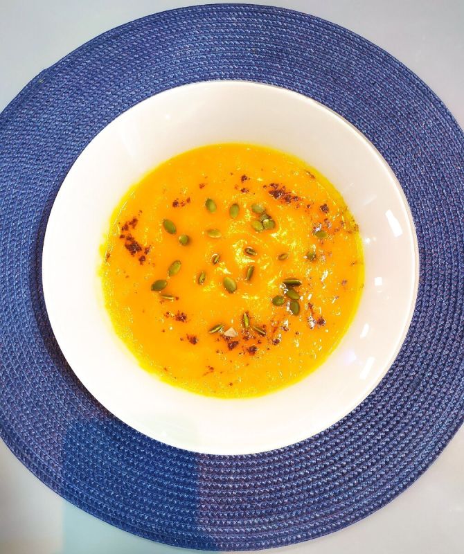 Тыквенный суп за 15 минут: идеальный завтрак в постный день