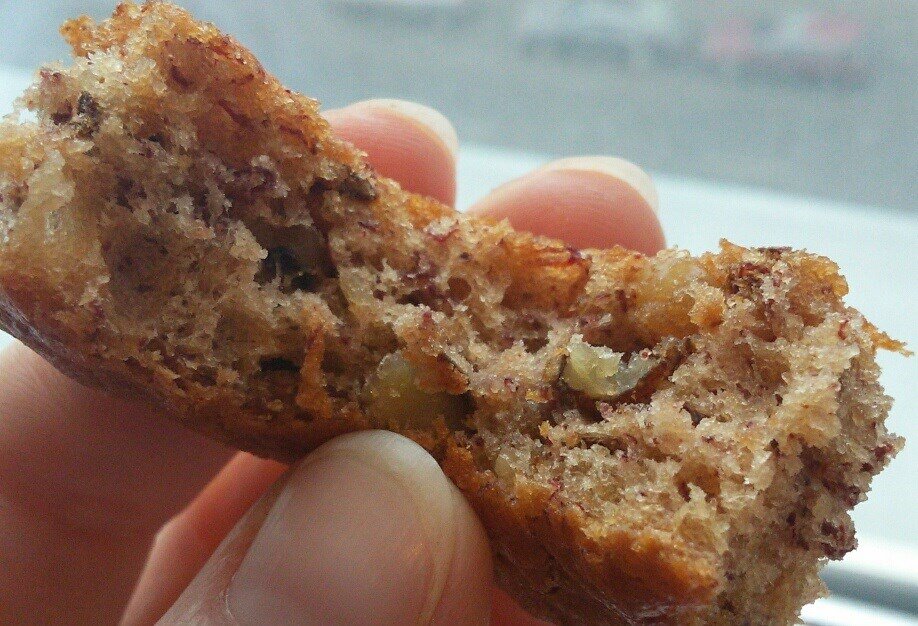 Низкокалорийный банановый кекс