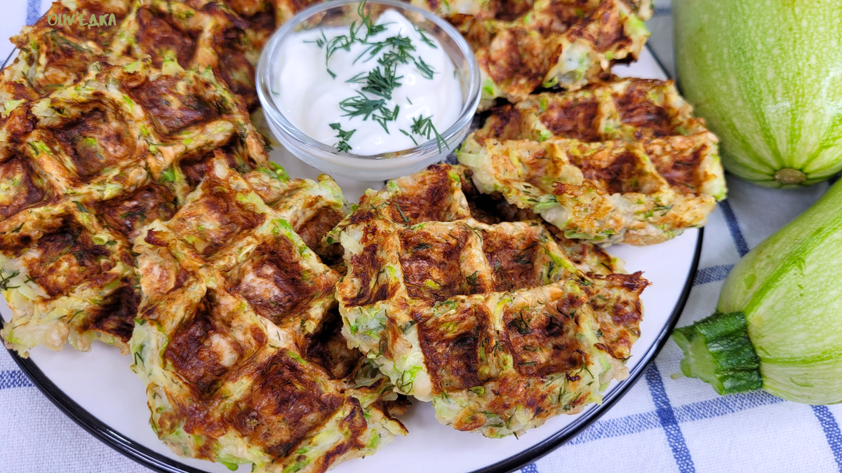 Новые кабачковые вафли: вкусно, полезно и без муки