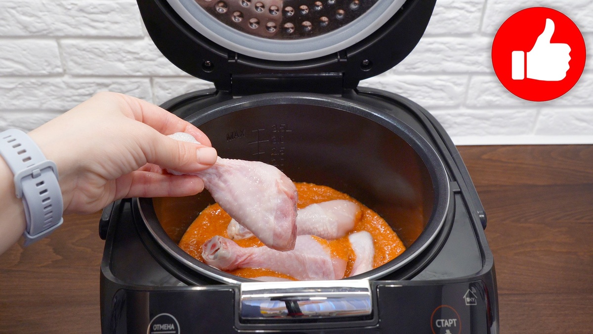 Куриные голени с перцевым соусом: идеальное блюдо для мультиварки