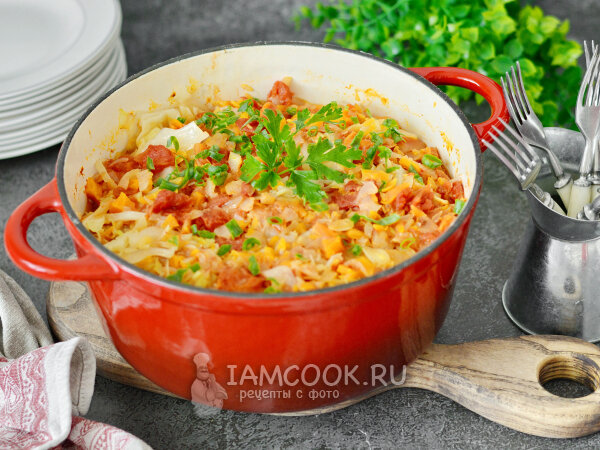 Летние воспоминания о бабушкиных ленивых голубцах