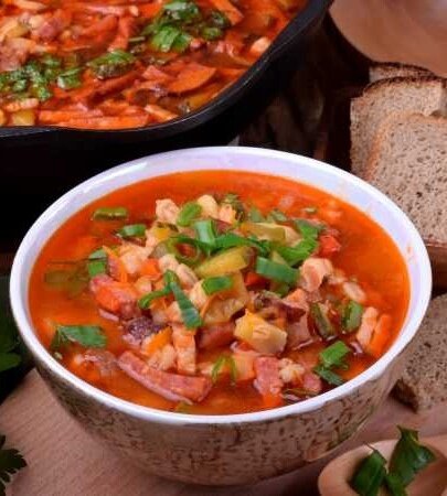 С охотничьим настроением: идеальный рассольник с копчеными деликатесами