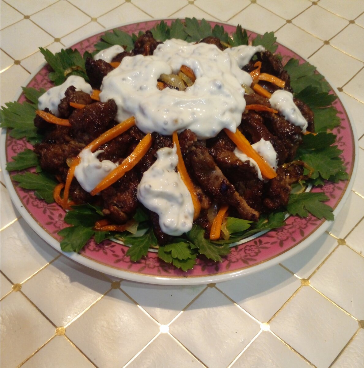 Нежный салат из куриной печени, который удивит всех