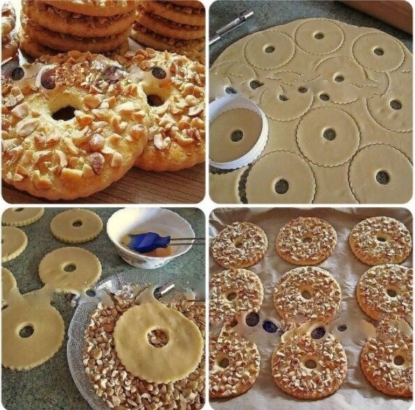 Песочные кольца с орехами: лакомство, которое покорит сердца