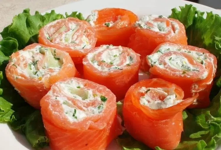 Неожиданные рулетики из сёмги для современных гурманов