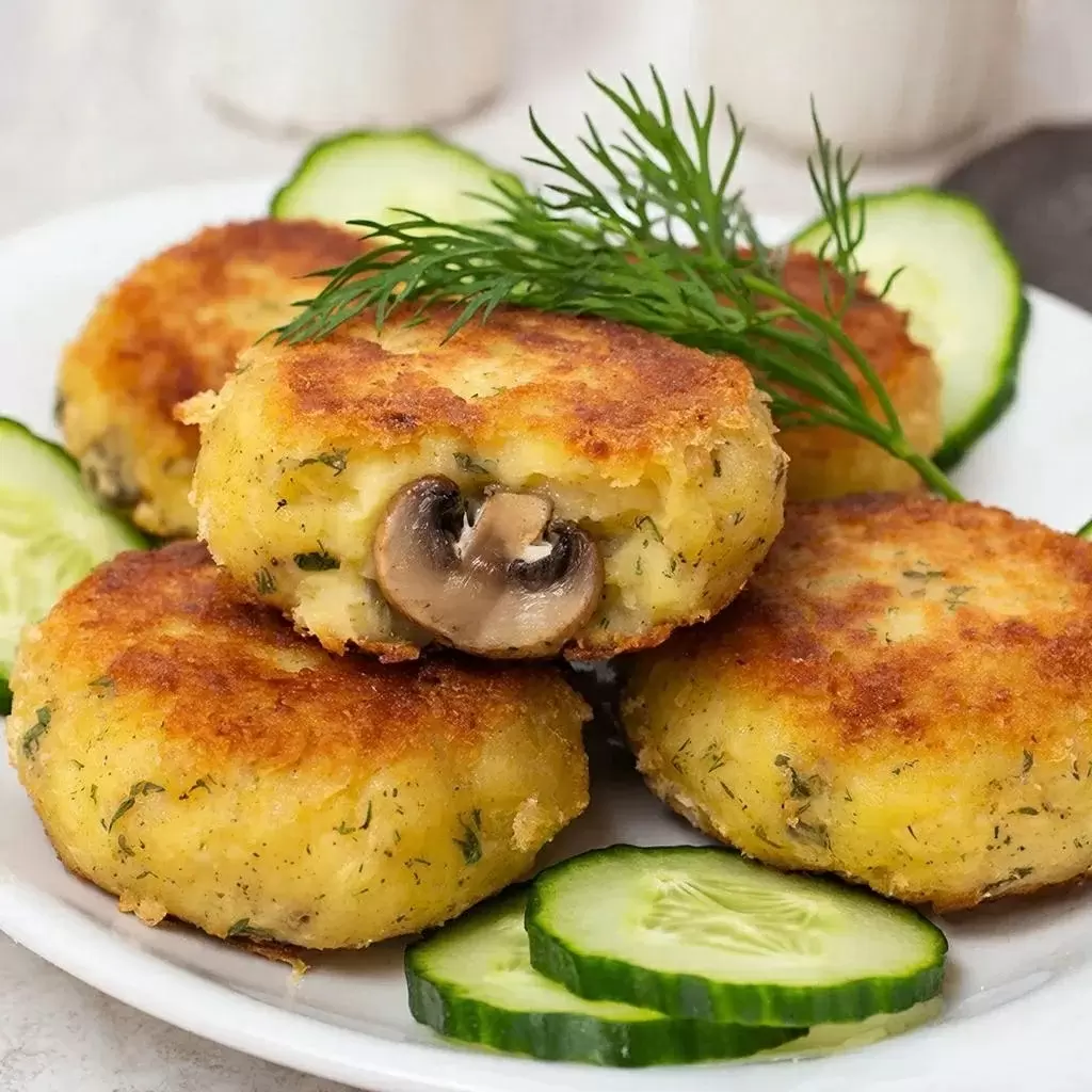 Как приготовить идеальные постные котлеты с грибами и картошкой