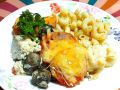 Вкусное куриное филе в сливочно-грибном соусе