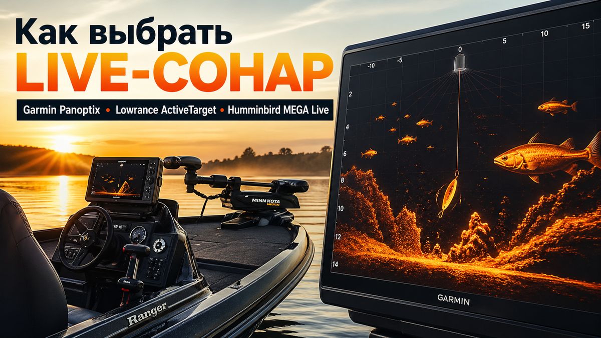 Как выбрать идеальный live-сонар для рыбалки: Garmin, Lowrance или Humminbird?