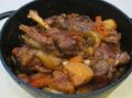 Готовим гусей: Тушёный гусь с овощами и пряностями